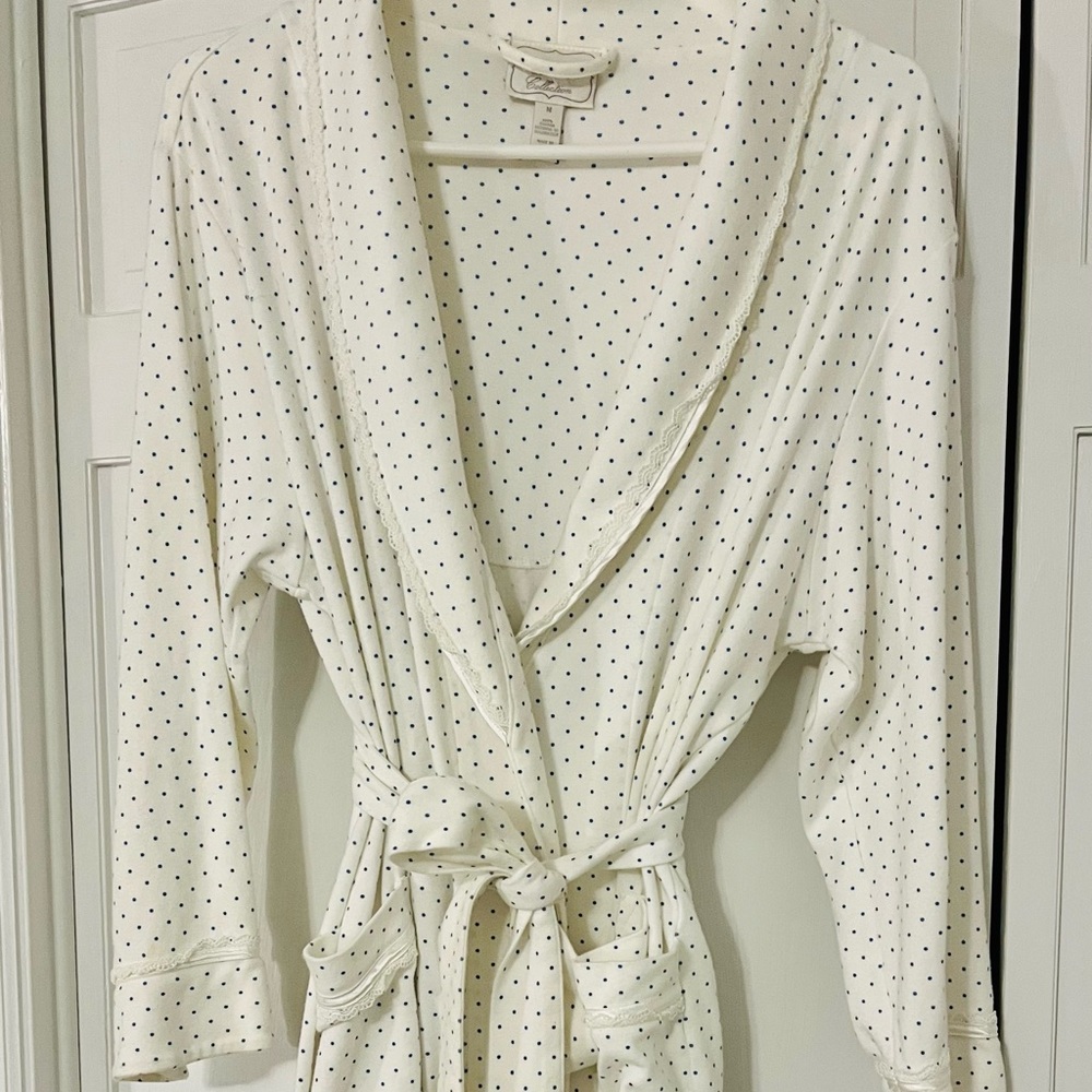 Charter Club intimates collection 100% cotton robe, medium, worn maybe once! 🤍